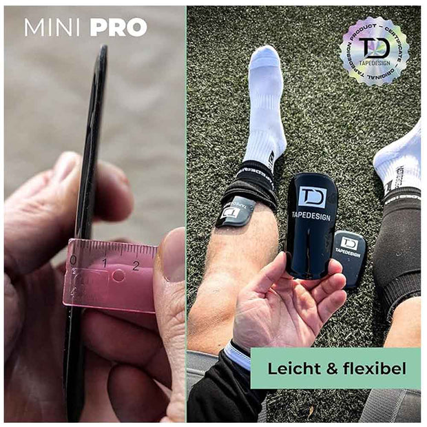 Tapedesign® Shinguards Mini Pro Bk TAPEDESIGN