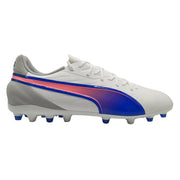 Botas King Match Mg,Puma White-Bluemazingg-Flat Un PUMA