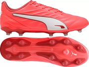 Botas King Pro Fg/Ag,Glowing Red - Puma Whiite - Re Un - Esports Parra