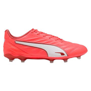 Botas King Pro Fg/Ag,Glowing Red - Puma Whiite - Re Un - Esports Parra