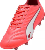 Botas King Pro Fg/Ag,Glowing Red - Puma Whiite - Re Un - Esports Parra