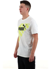 Camiseta Puma Power Graphic T,Puma White PUMA