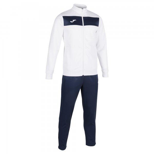 TRACKSUIT ACADEMY II WHITE-DARK NAVY JOMA