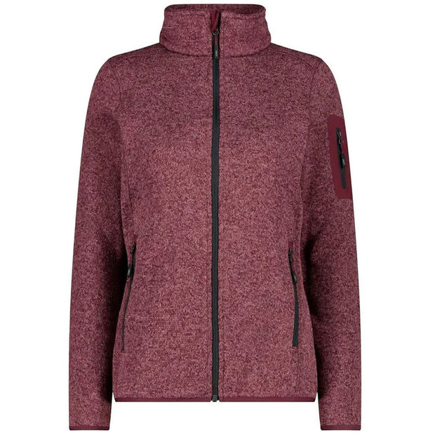 Chaqueta Knitted Melange Fleece Mujer CAMPAGNOLO