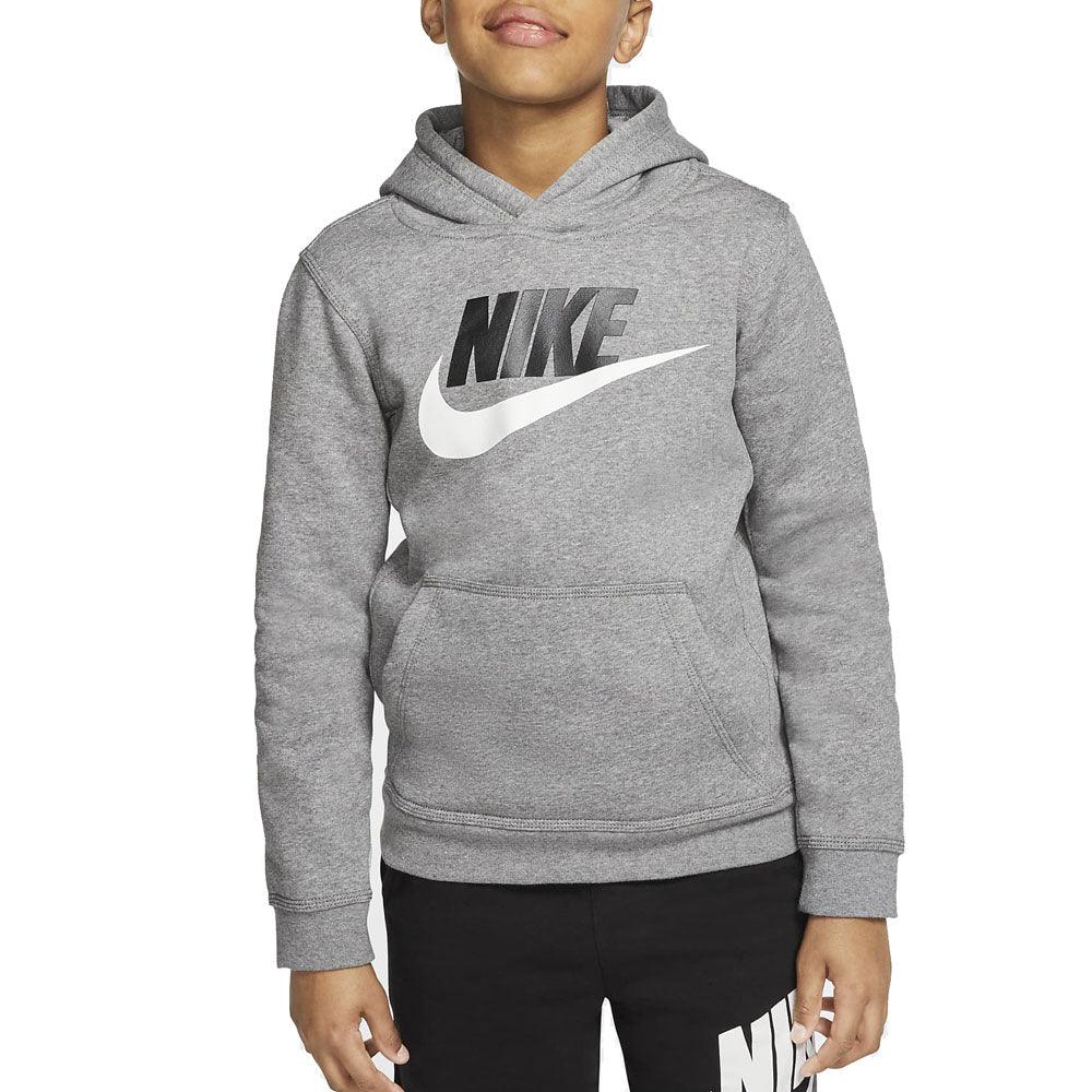Shop Nike Boys' Club Fleece Pullover Hoodie CJ7861-414 blue | SNIPES USA